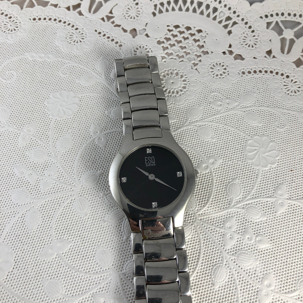 Vintage ESQ (Esquire) Movado Stainless Steel Watch - Picture 7 of 7